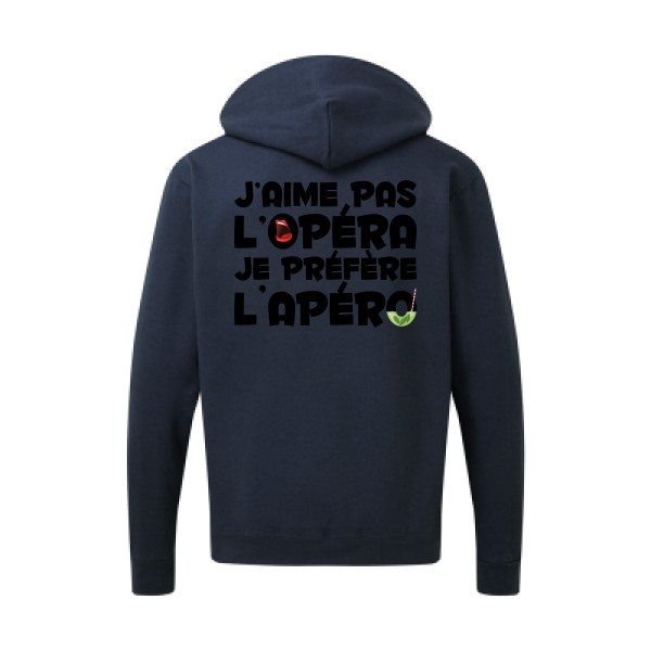 opérapéro- T shirt apero -SG - Zip Hood Men