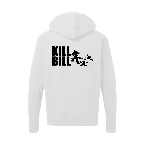 kill bill - Sweat capuche zippé kill bill Homme - modèle SG - Zip Hood Men -thème cinema -