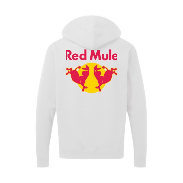 Red Mule-Tee shirt Parodie - Modèle Sweat capuche zippé -SG - Zip Hood Men