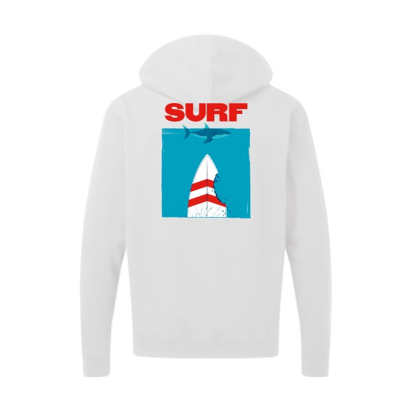 SURF -Sweat capuche zippé sympa  Homme -SG - Zip Hood Men -thème  surf -