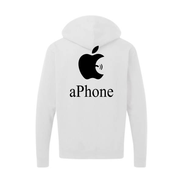 aPhone T shirt geek-SG - Zip Hood Men