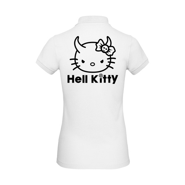 Hell Kitty - Tshirt rigolo-B&C - Inspire Polo /women