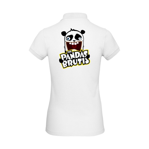 The Magical Mystery Pandas Brutis - t shirt idiot -B&C - Inspire Polo /women