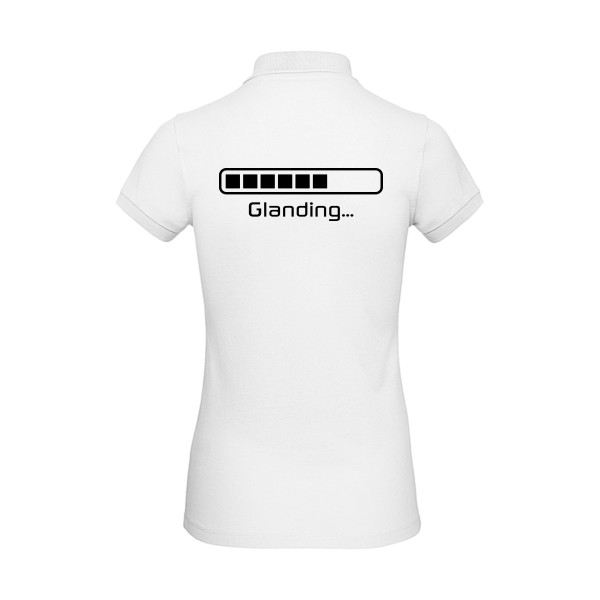 Glanding -tee shirt avec inscription marrante  -B&C - Inspire Polo /women