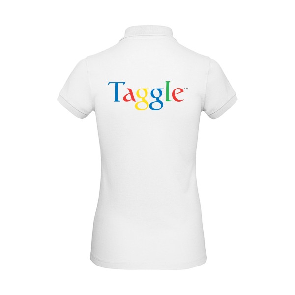 Taggle - Polo femme bio parodie - Thème t shirt humoristique- B&C - Inspire Polo /women -