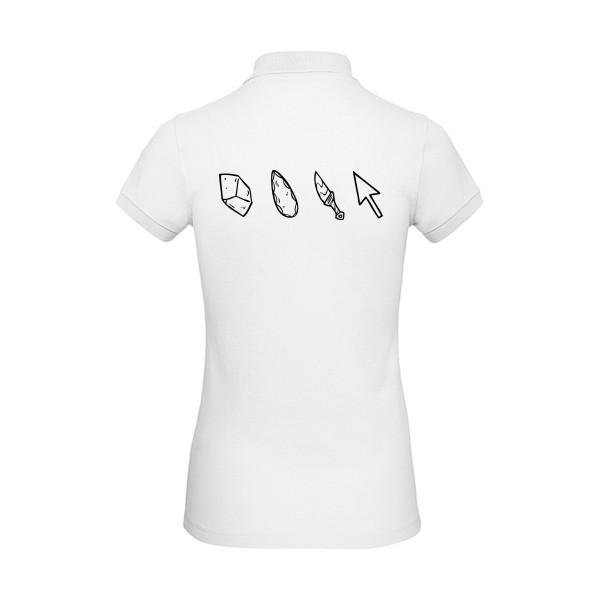 T shirt geek Evolutools -B&C - Inspire Polo /women
