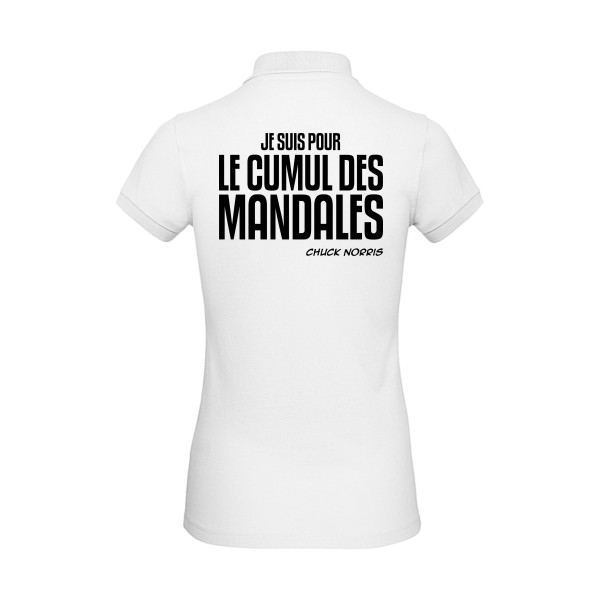 Cumul des Mandales - Tee shirt fun - B&C - Inspire Polo /women