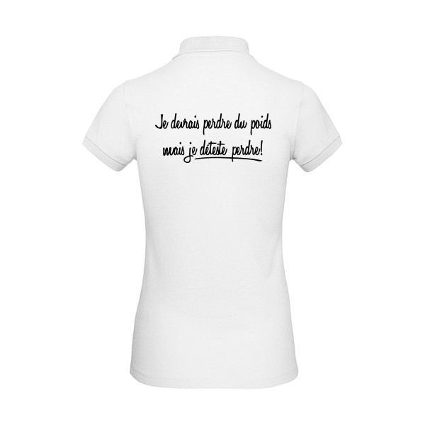 Né pour gagner - T shirt original Femme - modèle B&C - Inspire Polo /women - thème message et texte -