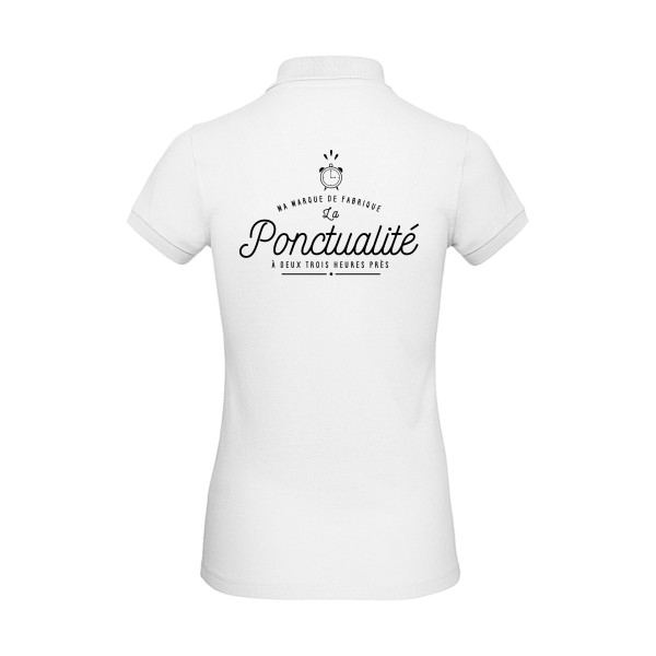 La Ponctualité - Tee shirt humoristique Femme -B&C - Inspire Polo /women