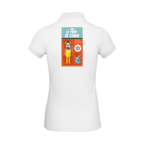 Le prof de chimie - T shirt vintage Femme -B&C - Inspire Polo /women