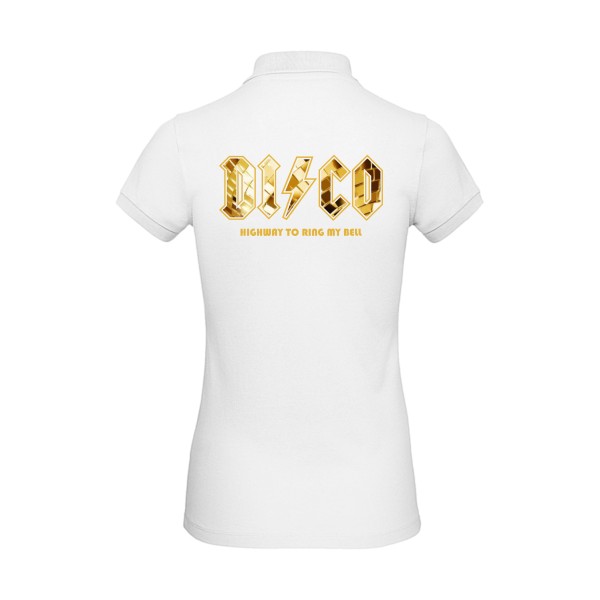 DISCO - T shirt vintage Femme - modèle B&C - Inspire Polo /women - thème vintage -