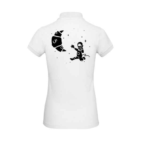 Croissant de lune- T shirt lune -B&C - Inspire Polo /women
