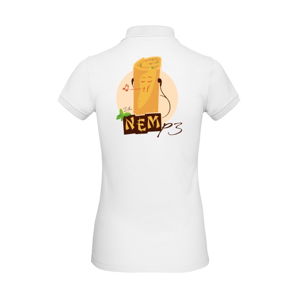 NEMp3-T shirt geek drole - B&C - Inspire Polo /women