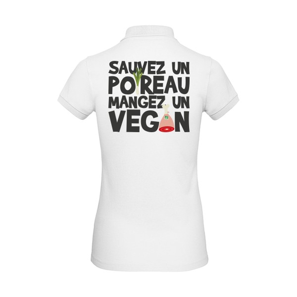 vegan poireau -B&C - Inspire Polo /women - Tee-shirts message Femme -