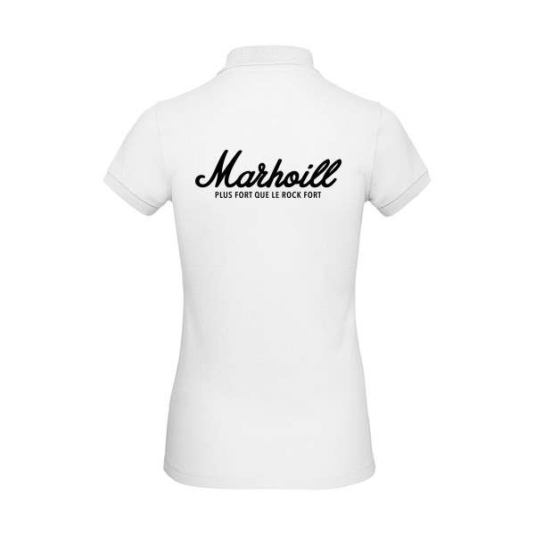 Rock'n from' - modèle B&C - Inspire Polo /women - T shirt humoristique - thème tee shirt et sweat parodie -