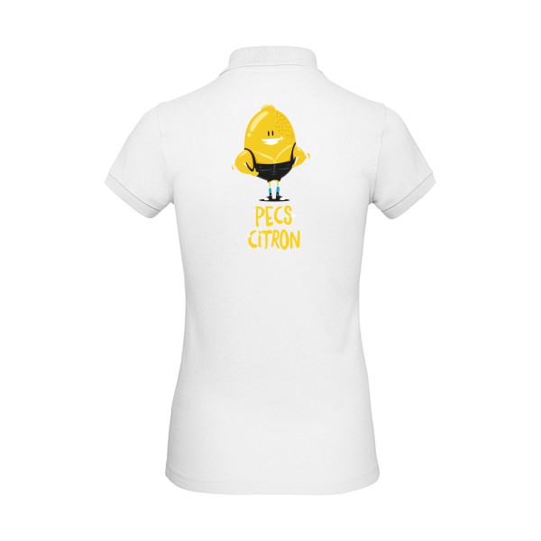 Pecs Citron - Polo femme bio -T shirt parodie -