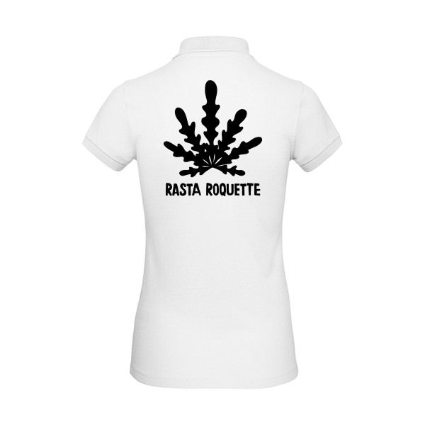 Rasta roquette - Polo femme bio rigolo - Thème t shirt  et sweat cuisine pour  Femme -