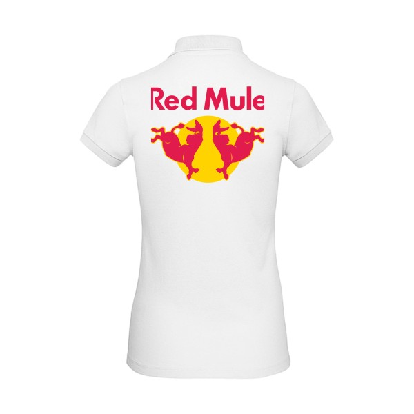 Red Mule-Tee shirt Parodie - Modèle Polo femme bio -B&C - Inspire Polo /women