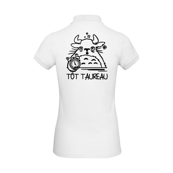 Tot Taureau - Tee shirt rigolo - modèle B&C - Inspire Polo /women -Femme -