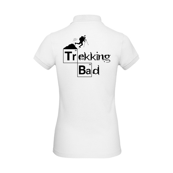 Trekking bad - Polo femme bio  - Vêtement original -