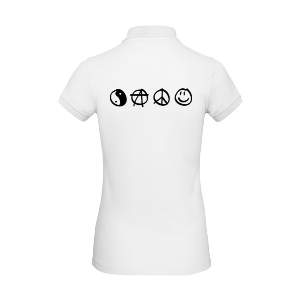 circles power- Tshirt geek - B&C - Inspire Polo /women