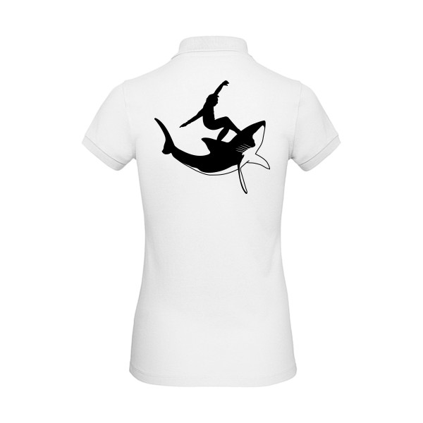 Ride wild- T shirt surf - B&C - Inspire Polo /women