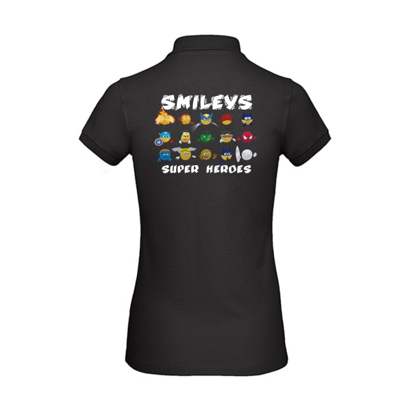 Super Smileys- Tee shirt rigolo - B&C - Inspire Polo /women -
