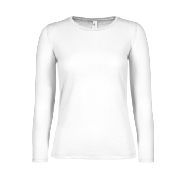 T-shirt femme manches longues léger - B&C - E150 LSL women 
