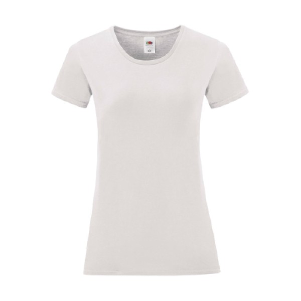 T-shirt femme - Fruit of the loom (Iconic T 150 gr/m2 - coupe Fit)