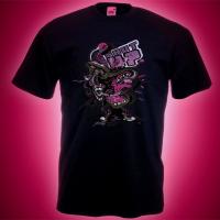 Monstre sur tee noir