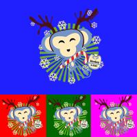 Qawana Monkey X-mas  