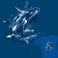 Graffiti whales