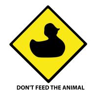 don't feed the animal
