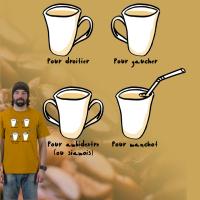 Tasses (droitier, gaucher, ambidextre, manchot)