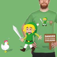 Link même pas peur des poulets