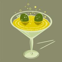 Cocktail olives