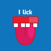 I lick it