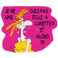 Je suis pas une fille à lunette