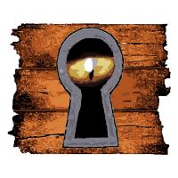 Behind the door