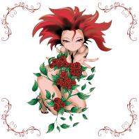 Jeune femme aux fleurs