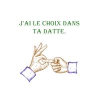le choix dans la datte 