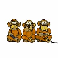 Les trois singes