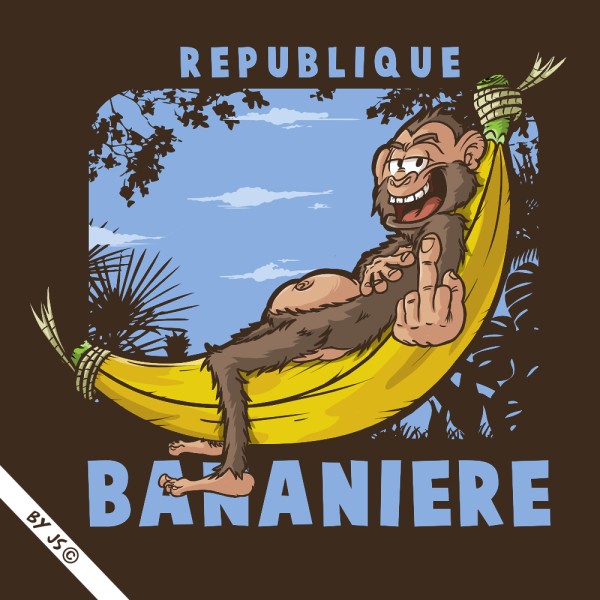 Le visuel pour Tshirt : republique bananiere