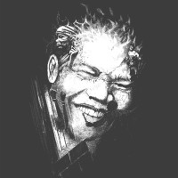 In the head of Mandela..