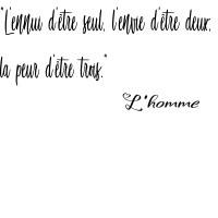 Le couple et l'homme