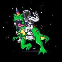 Astronaute Dino Licorne