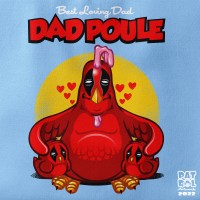 Dad poule