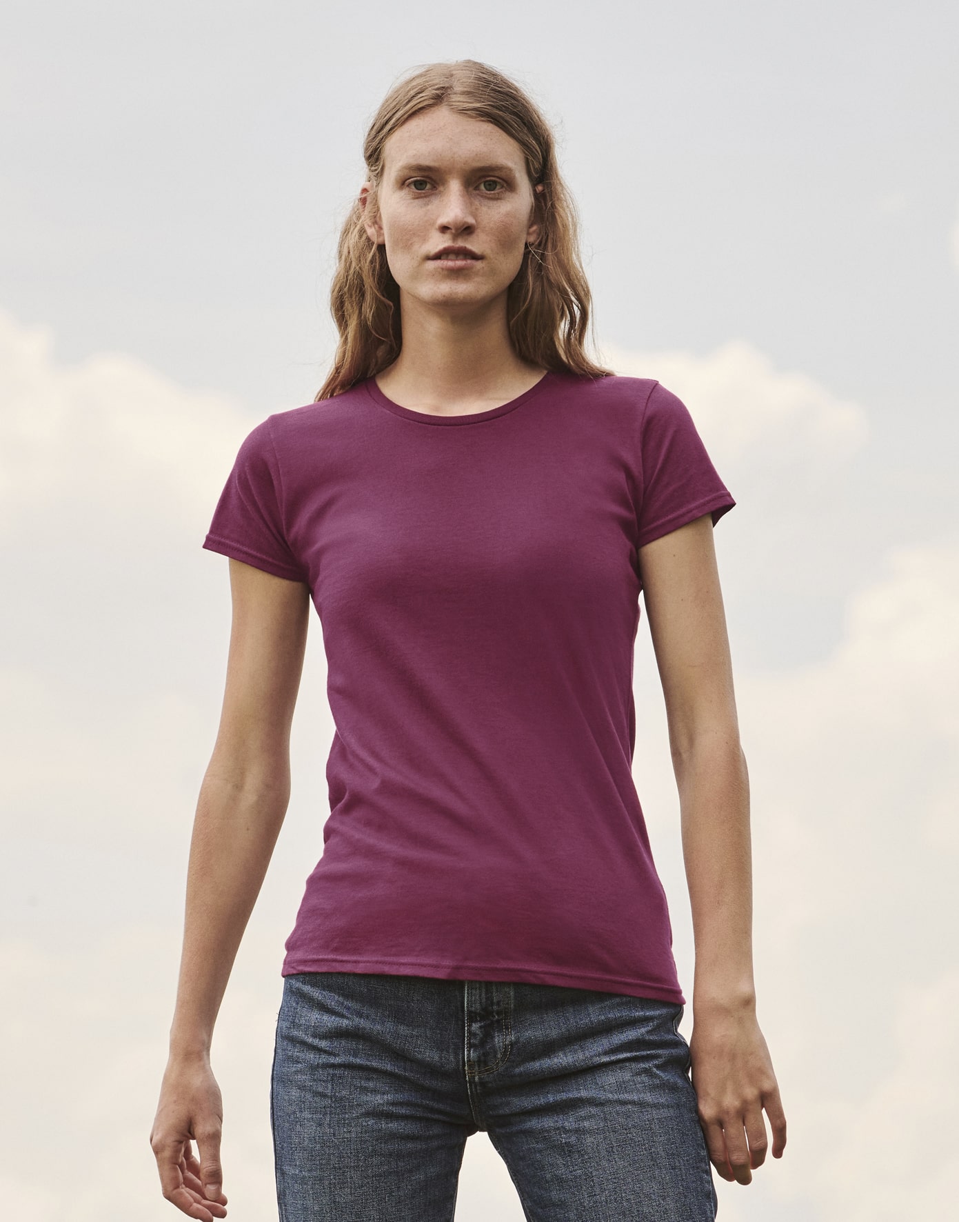 T-shirt femme Fruit of the loom (Iconic T 150 gr/m2 - coupe Fit)